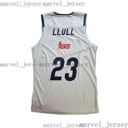 cheap Throwback Sergio Llull #23 Madrid Basketball Jerseys Stitched Teka Custom Names MEN WOMEN YOUTH XS-5XL