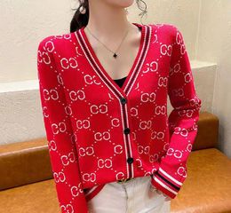 2022GG Woman Sweater Fashion Woollen Jackets Coats Cardigan Knitted Designers G Hoodies For Men Women Clothing Sweaters