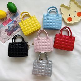 Cute Girls Square Purses and Handbags for Children Party Dress Up Fashion Accessories Girl PU Leather Chain Crossbody Bag Gifts
