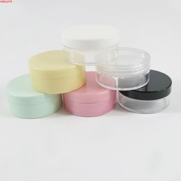 200 X 5g Loose Powder Box Jar With Sifter puff Case Facial Blush Container Eyeshadow Cream Cosmetic Jars 30g for Creamhigh qualtity