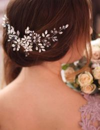 Bridal Headpieces Wedding Crowns Flower Crystal Crown Headdress Golden Baroque Crown Wedding Accessories Jewelry Bridal Tiara