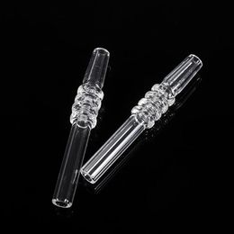 Mini Nectar Collector Kit Quartz Nail with10mm 14mm 18mm Quartz Tip Nail Quartz Filter Tips Straw Tube Glass Smoking Accessories