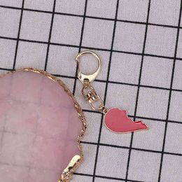 DIY Best Friend For Women Girl Heart Shaped Wine Bottle Puzzle Pendan Accessories Keychain Charms Jewellery Gifts 2019