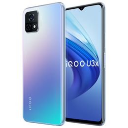 Original Vivo iQOO U3X 5G Mobile Phone 6GB RAM 64GB ROM Snapdragon 480 Octa Core Android 6.58" Full Screen 13.0MP 5000mAh Fingerprint ID Face Wake Smart Cell Phone