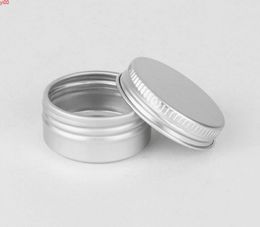 500pcs/lot 10G Aluminium Jar 10cc metal Cosmetic Packaging Container 1/3oz professional cosmetics containergood qty