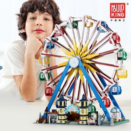 In Stock Mould King 11006 Dream RC Ferris Wheel Electric with Music Lighting DIY Building Block Bricks Toys Christmas Gift 15012