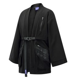 Functional kimono Kimono-jacket molle techwear noragi japanese style harajuku ninjawear ww J07 211217