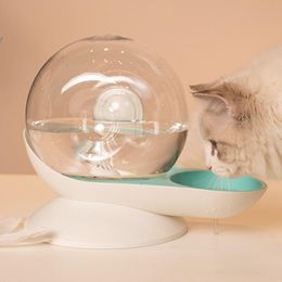 Cat Bowls & Feeders 2023 Snails Bubble Automatic Water Bowl Fountain For Pets Dispenser Large Drinking Drink No Electricity