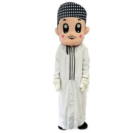 Performance Long Robe Boy Mascot Costume Halloween Christmas Cartoon Character Outfits Suit Advertising Leaflets Clothings Carnival Unisex Adults Outfit