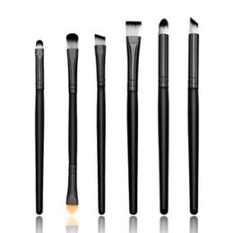 6pcs/set Makeup Brushes Cosmetics Brushes Eye Shadows Eyeliner Nose Smudge Brush Tool Set Kit Brocha De Maquillaje