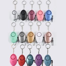 130db Egg Shape Self Defence Alarm Girl Women Anti-wolf Security Protect Alert Personal Safety Scream Loud Keychain Alarms