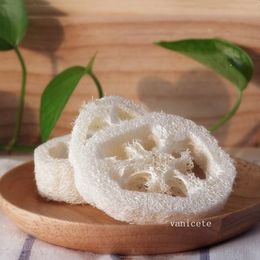 4*1.3cm Thick Natural Sponge Loofah Cuts Slices for Soap Making or Dish Holder towel-gourd sponge by seaT2I53129