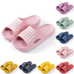 Summer Non-Brand mens women slippers shoes wine red lemon yellow green pink purple dark blue men slipper bathroom wading shoe