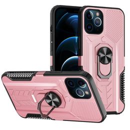 Shockproof Hybrid PC TPU Armor Car Holder Defender Phone Cases For iphone 13 pro max 6.7 case stand back Cover in stock with opp bags free ship C