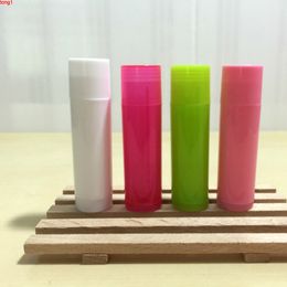 100PCS Lipstick fashion cool lip tubes 4 Colours Containers white green red pink liptube Colourful lipsticks Empty LIP BALM Tubesgood qty