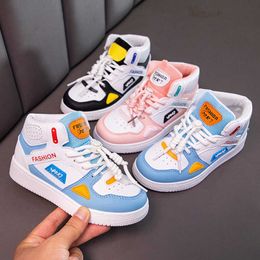 Children Shoes Kid Casual Shoes 2021 New Fashion Breathable Knitting Soft Bottom Non-Slip Boys And Girls Sneakers Girl Teen Shoe G1025