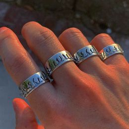 Ringrohling dedo anillo 5 ojales 21mm plata #u103/4