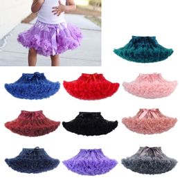 Girls Tutu Skirt Fluffy Children Ballet Kids Pettiskirt Baby Girl Princess Tulle Party Dance Skirts 210331