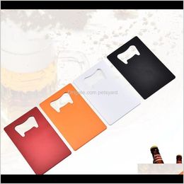 Kitchen Tools Kitchen, Dining Bar Home & Gardenwallet Size Stainless Steel 4 Colours Credit Beer Opener Business Card Bottle Openers Drop Deli