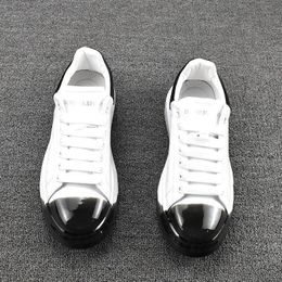 Brand Designer Skate Business Wedding board Shoes Fashion Style Spring White Round Toe Wild Casual Sneakers Thick Bottom Platform Tennis Sports Loafers
