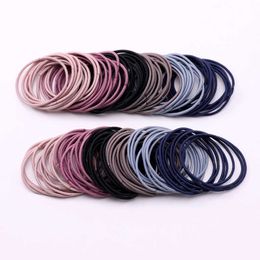 50pcs/100Pcs /Bag Girls Elastic Rope Small Rubber Bands Ponytail Holder Children Kids Scrunchie Tie Hair Accessories