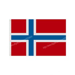 custom outdoor banners UK - Norway Flags National Polyester Banner Flying 90 x 150cm 3 * 5ft Flag All Over The World Worldwide Outdoor can be Customized