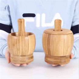 Spice Crusher Resin Bowl Mortar Pestle Pepper Herbs Grinder Garlic Mixing Press Kitchen Tools 210712