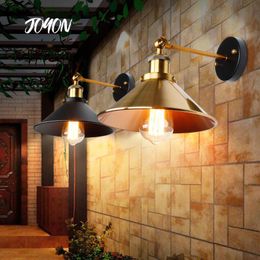 Wall Lamp Vintage Loft LED Lamps For Home Industrial Decor Retro Bathroom Lighting Iron Lampshade E27 Edison Bedroom Lights