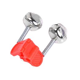 Factory fishing gear wholesale sea pole bell plastic clip alarm ring accessories double ring