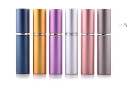 NEWempty perfume bottle 5ml Aluminium Anodized Compact Aftershave Atomiser Atomizer fragrance glass scent-bottle RRB10605