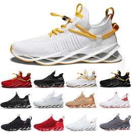 2021 Non-Brand men women running shoes Blade slip on black white red Grey Terracotta Warriors mens gym trainers outdoor sports sneakers