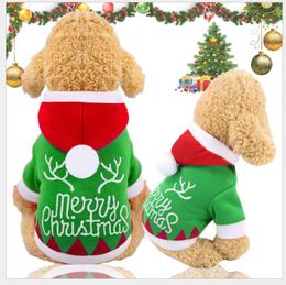 Berets Christmas Clothes Pet Autumn And Winter Products Holiday Medium Dog Two Legged