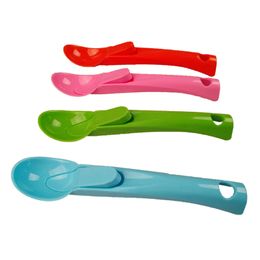 Ice Cream Tool Ball Scoop Trigger Baller Spoon Stacks Dig Balls Maker Kitchen Dessert Spoons