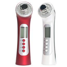 3 Colours Photon Therapy Ultrasound Beauty Machine Deep Cleaning Facial Lifting Massager Skin Care Anti-aging Device