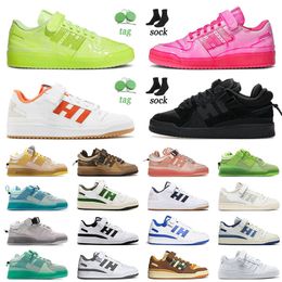 mens school shoes Australia - Forum Low Running Shoes Womens Mens Bad Bunny Buckle Brown Pink Easter Egg Back to School Donovan Mitchell x Collegiate Purple Sneakers Trainers Size 36-45