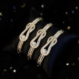 Elegant Bow Bangle Sets African Crystal For Women Gold Colour Algerian Wedding Jewellery Bridal Gift 2021