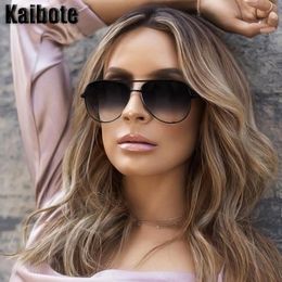Kaibote S-717 Retro Sunglasses for Men Women Metal Frame Quality Fashion Ladies Sun Eyeglasses Outdoor Wear Protetion UV Unisex