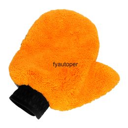 Plush Water Absorption Car-styling Washing Gloves Cleaning Wash Microfiber