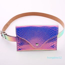 Laser Fanny Pack Fannypack European And American New Belt Female Laser Ladies Belt Bags Fashion Belt Bag