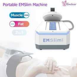 Portable Non-invasive Muscle Stimulator Fat Burning Slimming Machine Emslim High Intensity Focus Electromagnetic