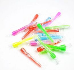 2022 new Wholesale 50pcs/Poly Bag Disposable 95MM Colourful FDA Plastic Mouth Tip Philtres Fitting Shisha Hookah Mouth Tips