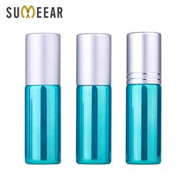 100Pcs/Lot 5ml Green UV Glass Essential oil roll-on bottle Perfume mini Refillable Perfume Bottle Small sample