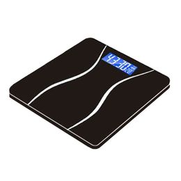 180KG Toughened Glass Digital Weighing Scale Electronic USB Rechargeable Weight Scale With Temperature Display H1229