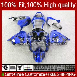 Blue Flames OEM Bodywork For KAWASAKI NINJA ZX900 900CC ZX-9R Body Kit 25No.92 ZX9 9 R ZX 9R 900 CC 1998-2003 ZX-900 2000 2001 2002 2003 ZX9R 00 01 02 03 Injection Fairing