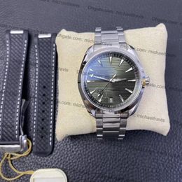 Mens Watches CAL.8900 Mechanical Movement Green Dial Sapphire Crystal 904L Stainless Rubber Strap folding buckle waterproof 150M VSF luxury watch