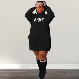 Hoodie Sweatshirt Dress Plus Size 