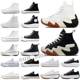 womens Run Hike Hi Motion Women Casual Shoes British clothing joint Jagged Orange Black Yellow white High top Classic Thick bottom Canvas Shoe