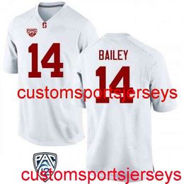Stitched 2020 Men's Women Youth 14 Jake Bailey Stanford Cardinal White NCAA Football Jersey Custom any name number XS-5XL 6XL