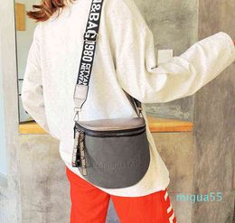 fashion super fire women's frosted wide strap messenger versatile single shoulder bag