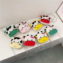 Children bag messenger bag New coin purse little girl Princess cute cartoon calf shoulder bag